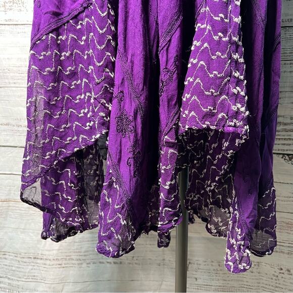 Fashion Terminal Free Size Purple Fairy Witch Whimsigoth Dress Corset Front - Picture 4 of 16